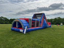 4020foot20 20IO 1767021465 1 40' Blue Rush Obstacle Course (Wet/Dry)