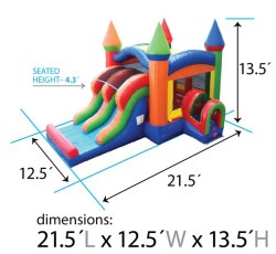 Dimensions 1765403666 2 Double Lane Combo (Dry Only)